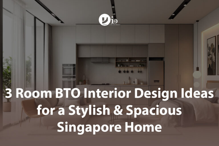 3 Room BTO Interior Design Ideas for a Stylish & Spacious Singapore Home