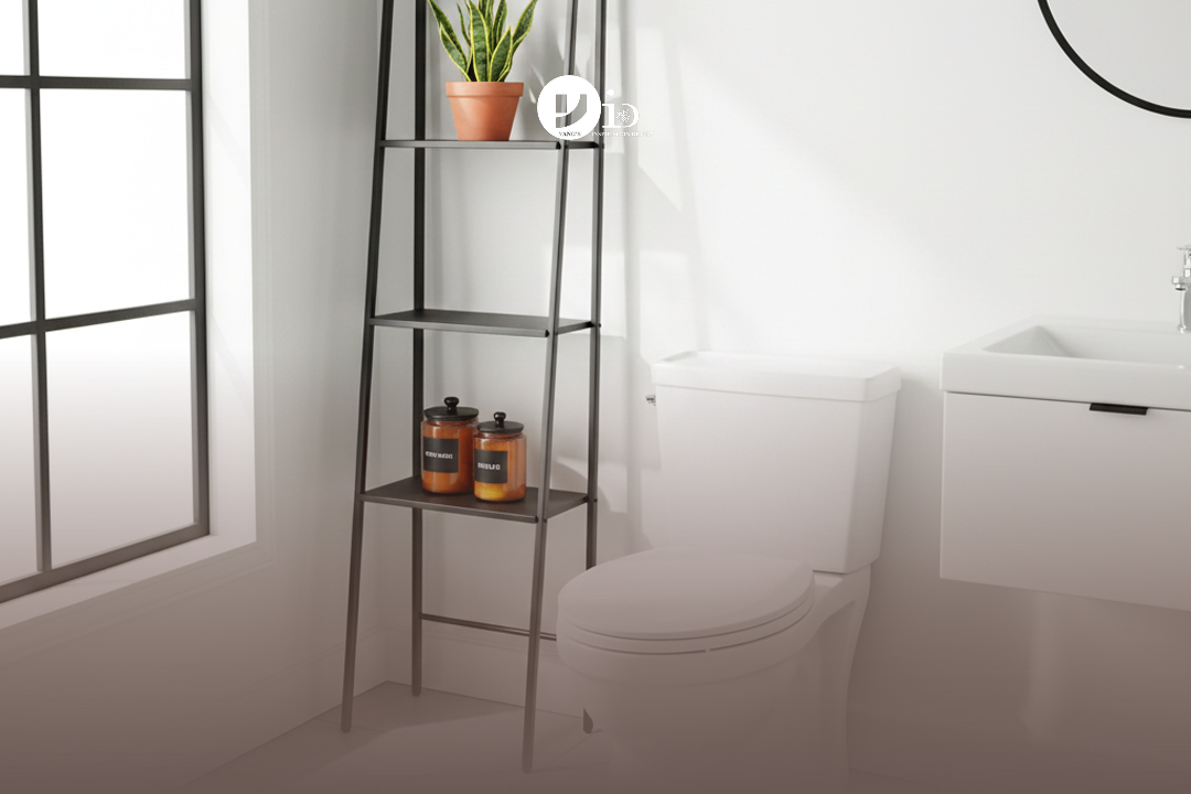 Use an Over-the-Toilet Storage Unit