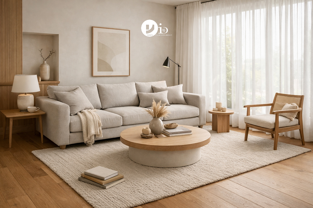 A beautifully completed modern living room, the result of great client-designer communication.