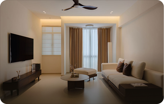 Residential 2 Condo interior design singapore