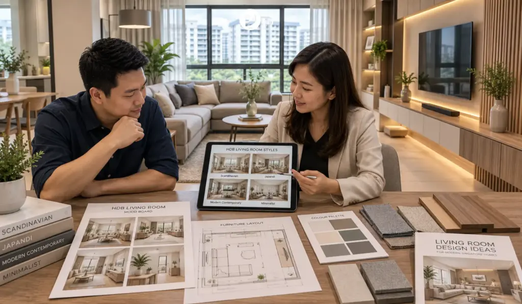 hdb living room design