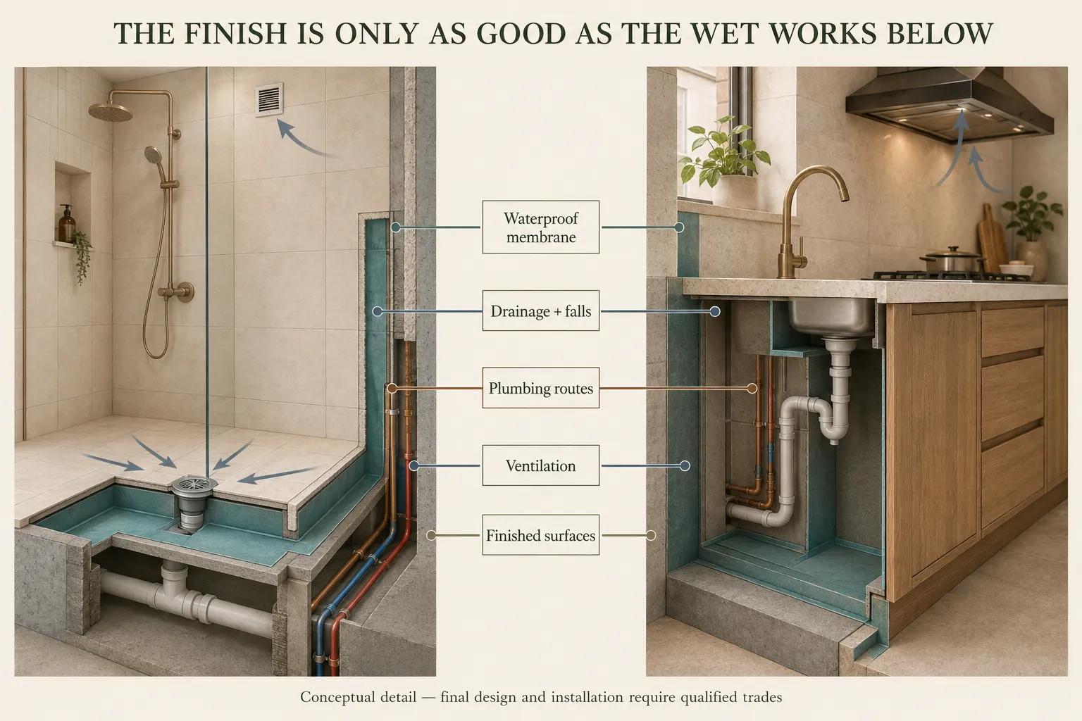 Partial Landed Renovation: Doing Just the Kitchen and Bathrooms 2 partial landed renovation for kitchen and bathroom wet works