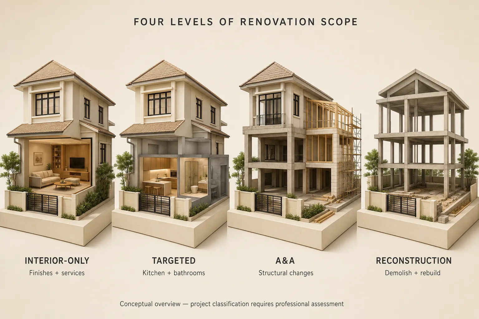 landed renovation scope