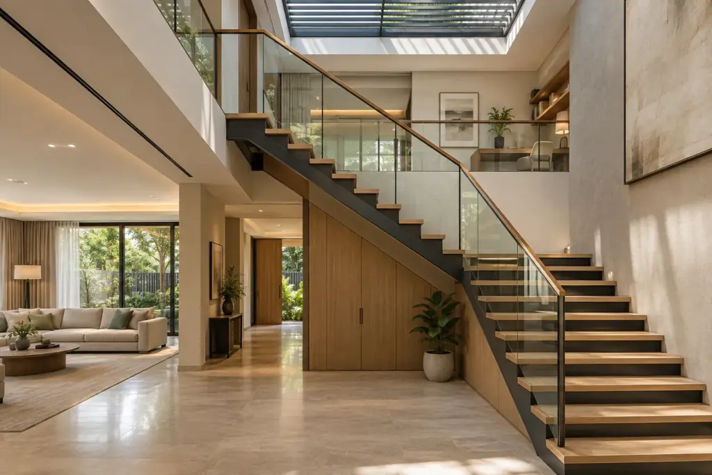 staircase design for landed house